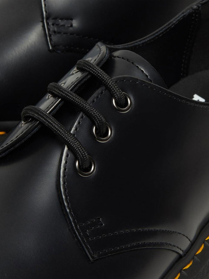 Dr.Martens 1461 Quad Polished Smooth Black Shoes | BLACK