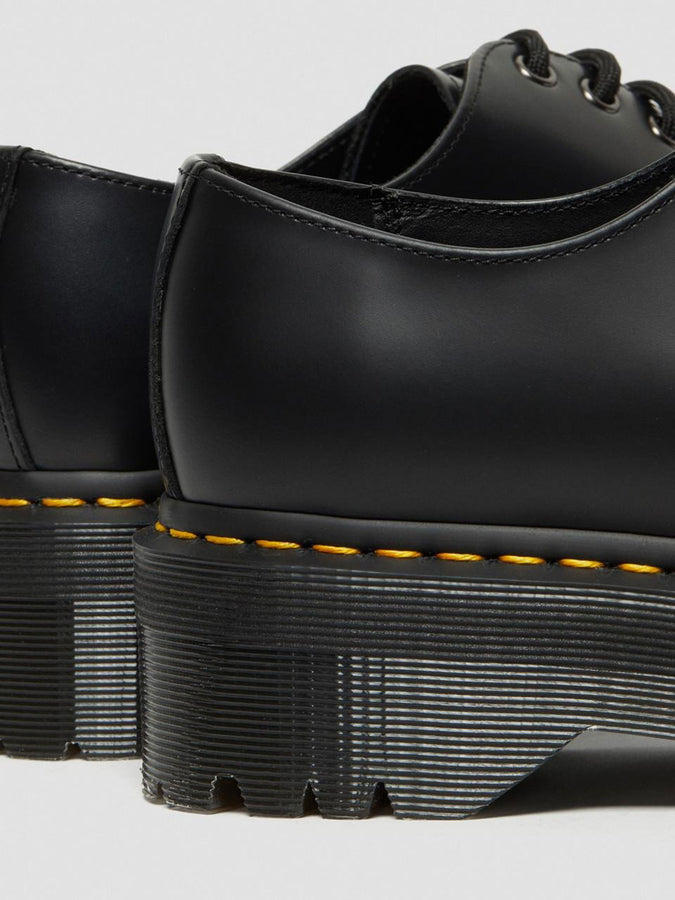 Dr.Martens 1461 Quad Polished Smooth Black Shoes | BLACK