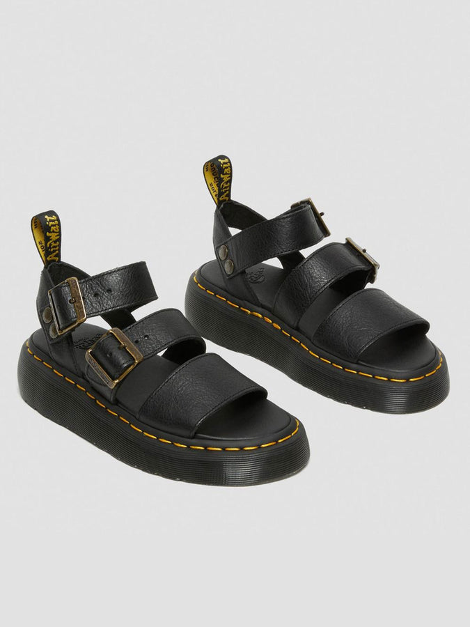 Dr.Martens Gryphon Quad Pisa Women Black Sandals | BLACK