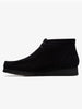 Clarks Wallabee Black Suede Boots