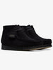 Clarks Wallabee Black Suede Boots