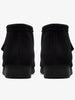 Clarks Wallabee Black Suede Boots
