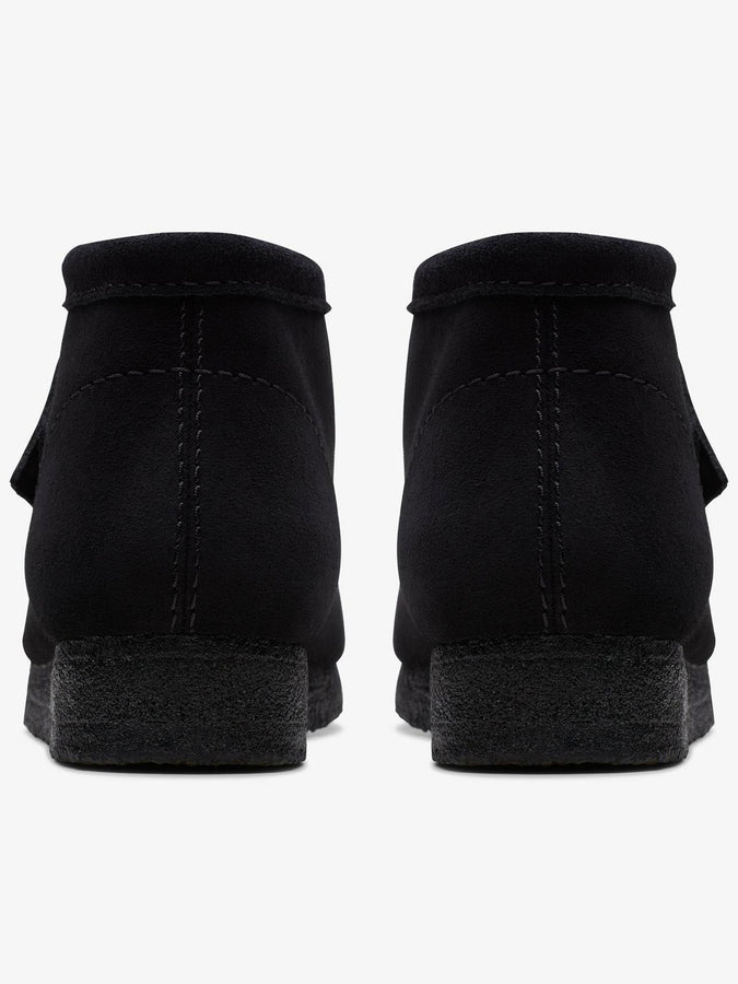 Clarks Wallabee Black Suede Boots | BLACK SUEDE