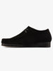 Clarks Wallabee Black Suede Shoes