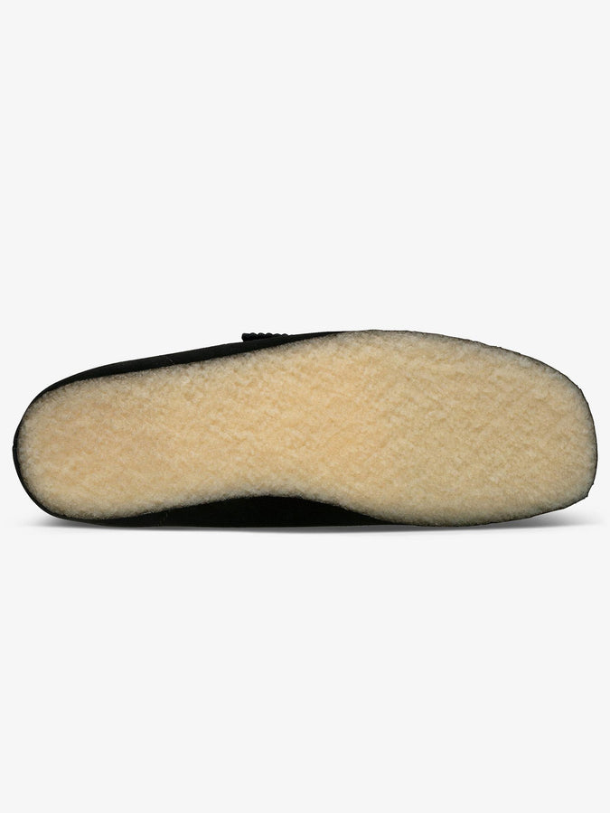 Clarks Wallabee Black Suede Shoes | BLACK SUEDE