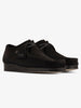 Clarks Wallabee Black Suede Shoes