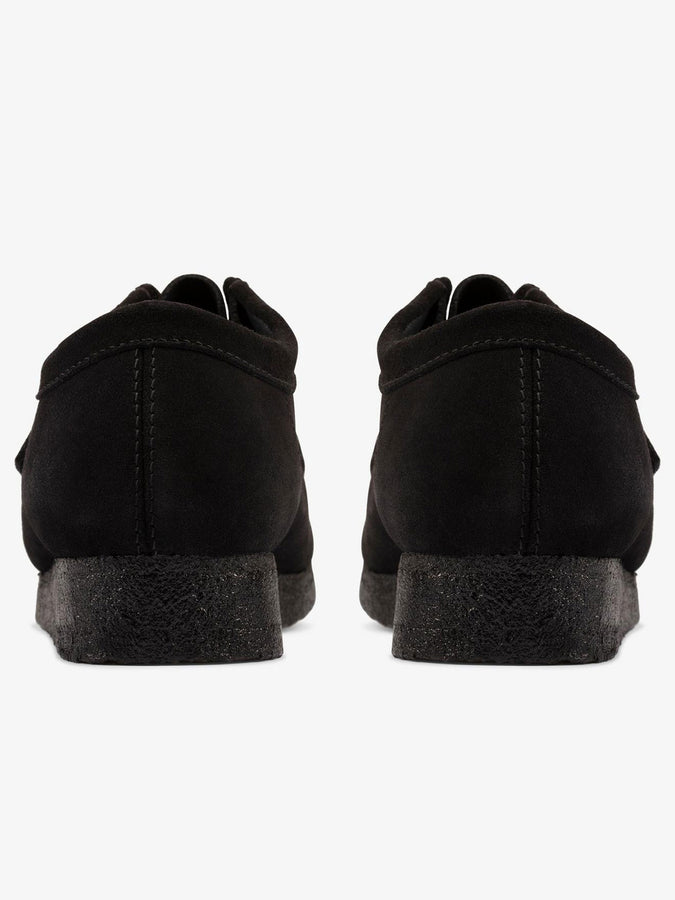 Clarks Wallabee Black Suede Shoes | BLACK SUEDE