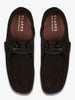 Clarks Wallabee Black Suede Shoes