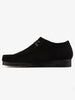 Clarks Wallabee Black Suede Shoes
