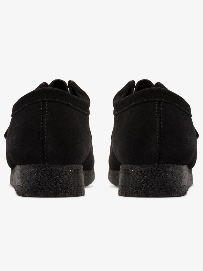 Clarks Wallabee Black Suede Shoes | BLACK SUEDE