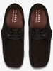 Clarks Wallabee Black Suede Shoes