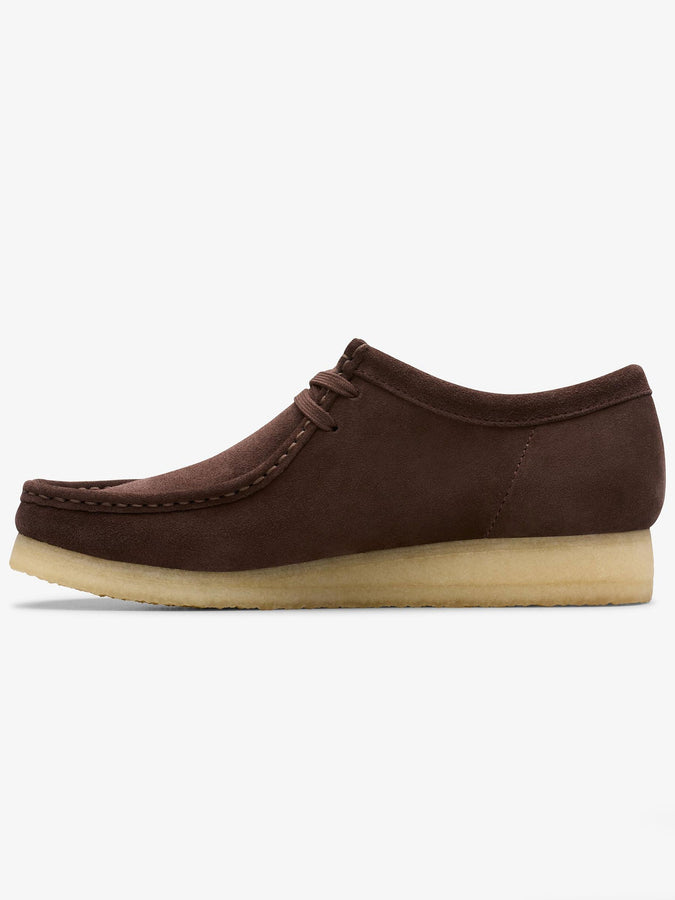 Clarks Wallabee Dark Brown Suede Shoes | DARK BROWN SUEDE