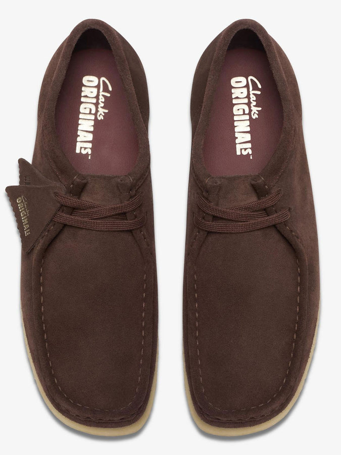 Clarks Wallabee Dark Brown Suede Shoes | DARK BROWN SUEDE