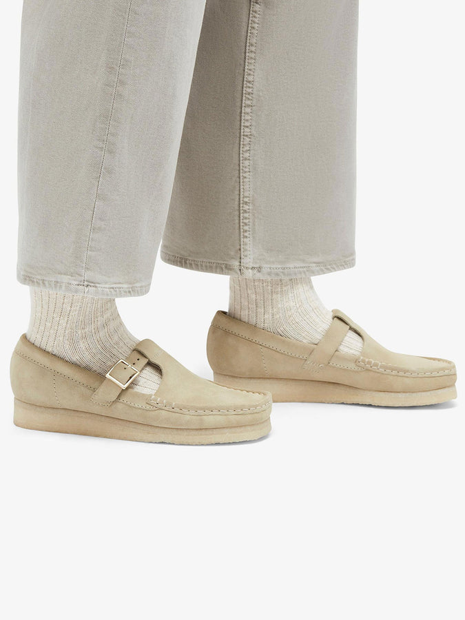 Clarks Wallabee T Bar Maple Suede Shoes Fall 2025 | MAPLE SUEDE