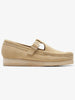 Clarks Wallabee T Bar Maple Suede Shoes Fall 2025