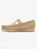 Clarks Wallabee T Bar Maple Suede Shoes Fall 2025
