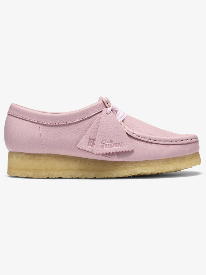 Clarks Wallabee Baby Pink Leather Shoes Spring 2026 | BABY PINK LEATHER