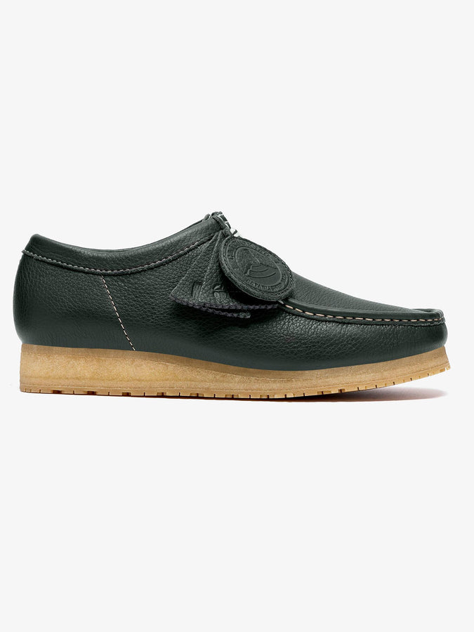 Clarks Wallabee Rb Dark Green Leather Shoes Spring 2026 | DARK GREEN LEATHER