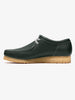 Clarks Wallabee Rb Dark Green Leather Shoes Spring 2026