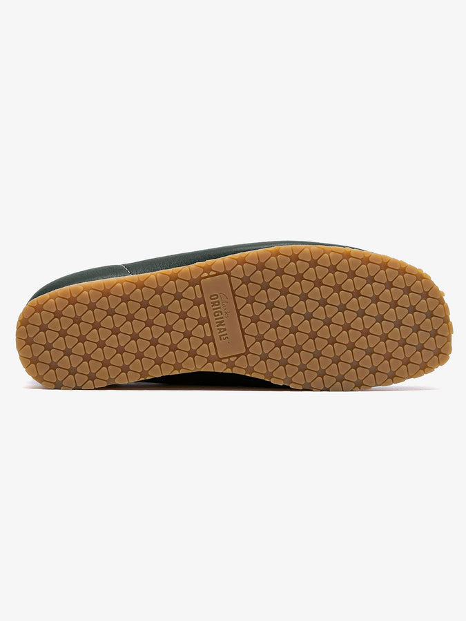 Clarks Wallabee Rb Dark Green Leather Shoes Spring 2026 | DARK GREEN LEATHER
