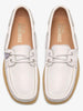 Clarks Godney Boat White Grain Leather Shoes Spring 2026