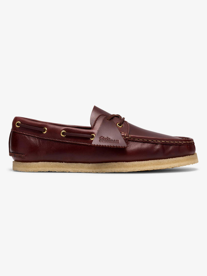 Clarks Godney Boat British Tan Leather Shoes Spring 2026 | BRITISH TAN LEATHER