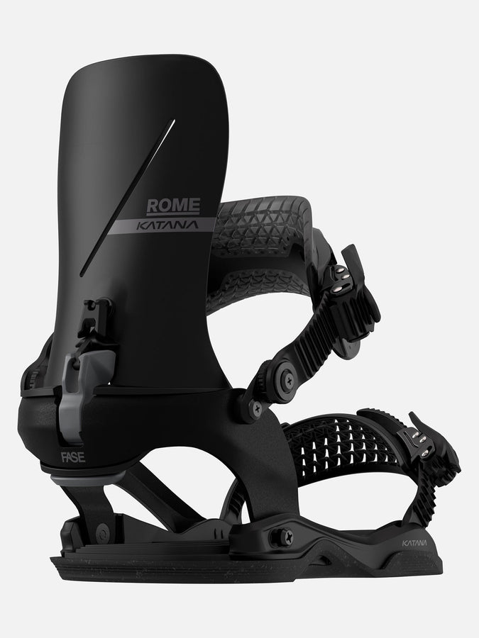 Rome Katana AW Fase Snowboard Bindings 2027 | BLACK