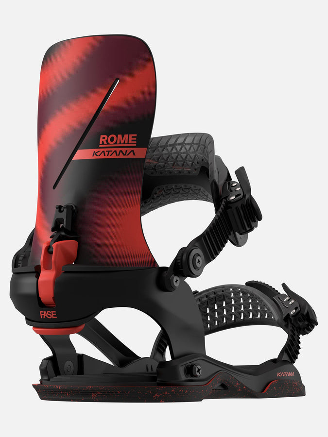 Rome Katana AW Fase Snowboard Bindings 2027 | DEEP RED