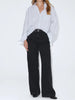 Dr. Denim Rhue High Wide Pleated Pinstripe Jeans Fall 2026