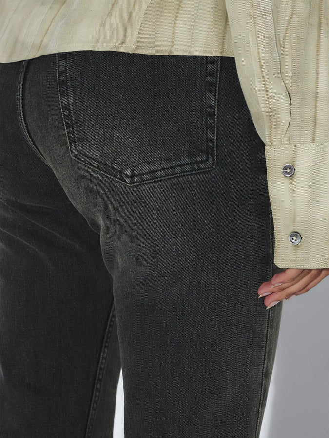 Dr. Denim Mila Seam Long Sleeves Buttondown Shirt Fall 2026 | WASHED BEIGE (BR1)