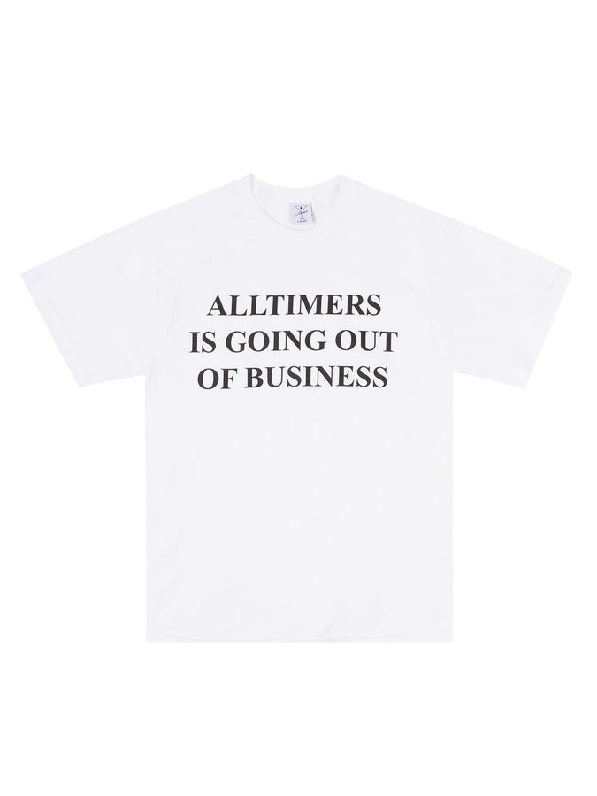 Alltimers Fake News Short Sleeve T-Shirt Summer 2024 | WHITE