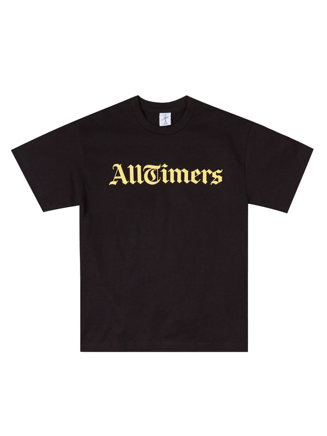 AllTimers Times Short Sleeve T-Shirt Summer 2024 | BLACK