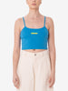 Obey Summer 2024 Neon Yellow Crop Tank Top