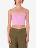 Obey Summer 2024 Neon Yellow Crop Tank Top