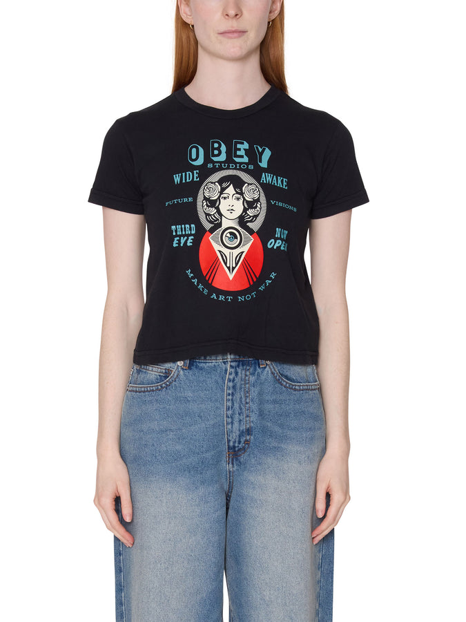 Obey Make Art Third Eye T-Shirt Spring 2026 | DIGITAL BLACK (DIB)