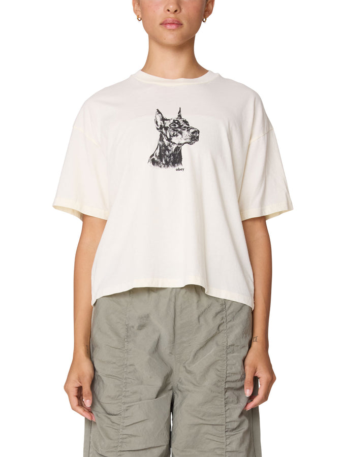 Obey Dobermann T-Shirt Fall 2025 | UNBLEACHED (UBL)