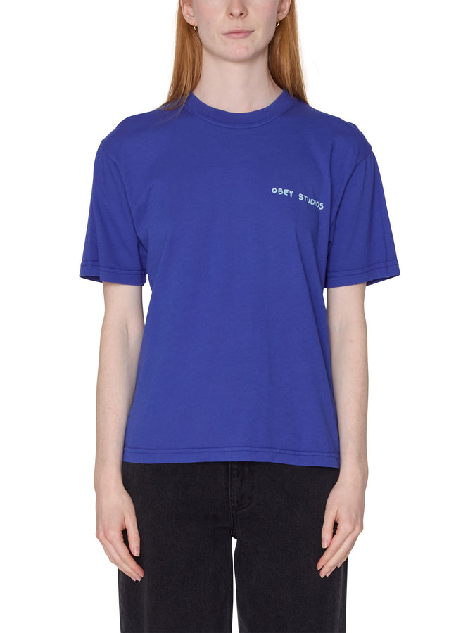 Obey Freedom For All T-Shirt Spring 2026 | BLUE QUARTZ (BQU)