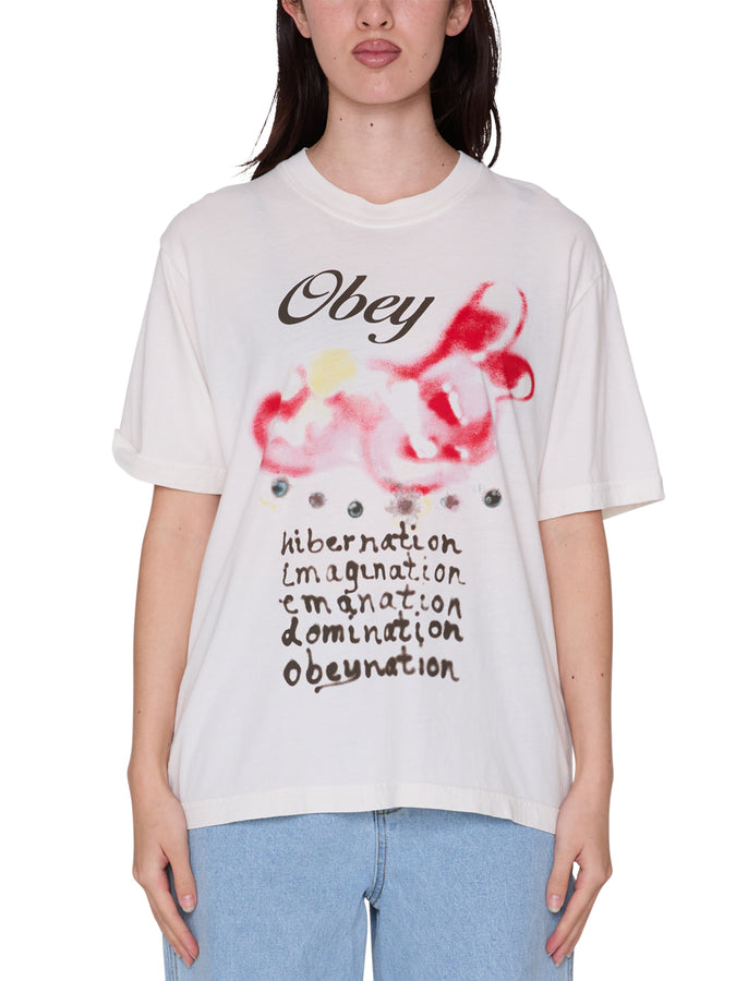 Obey Nation T-Shirt Fall 2026 | CHALK WHITE (CKW)