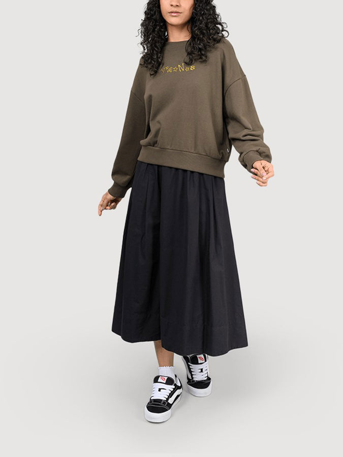 Vans Chaos Retro Crewneck Sweatshirt Holiday 2025 | COAL BROWN (EMP)