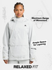 Burton Reserve 2L Relaxed Anorak 2027 – GREY CLOUD (27O)