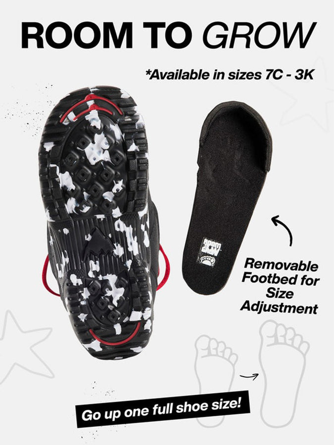 Burton Mini Grom 2027 Youth Snowboard Boots | BLACK (A02)