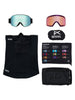 Anon M4 Cylindrical Black/Prcv Blue + MFI Face Mask Goggle