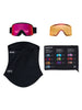 Anon Nesa Blk/Prcv Red + Prcv Burst + MFI Face Mask Goggle