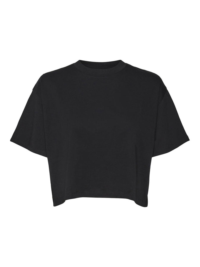 Noisy May Alena Crop T-Shirt Summer 2026 | BLACK