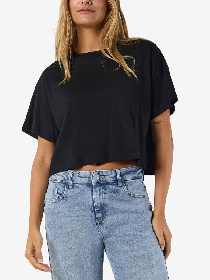Noisy May Alena Crop T-Shirt Summer 2026 | BLACK