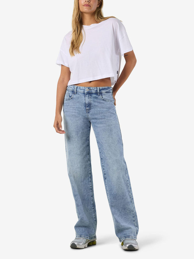 Noisy May Alena Crop T-Shirt Summer 2026 | BRIGHT WHITE