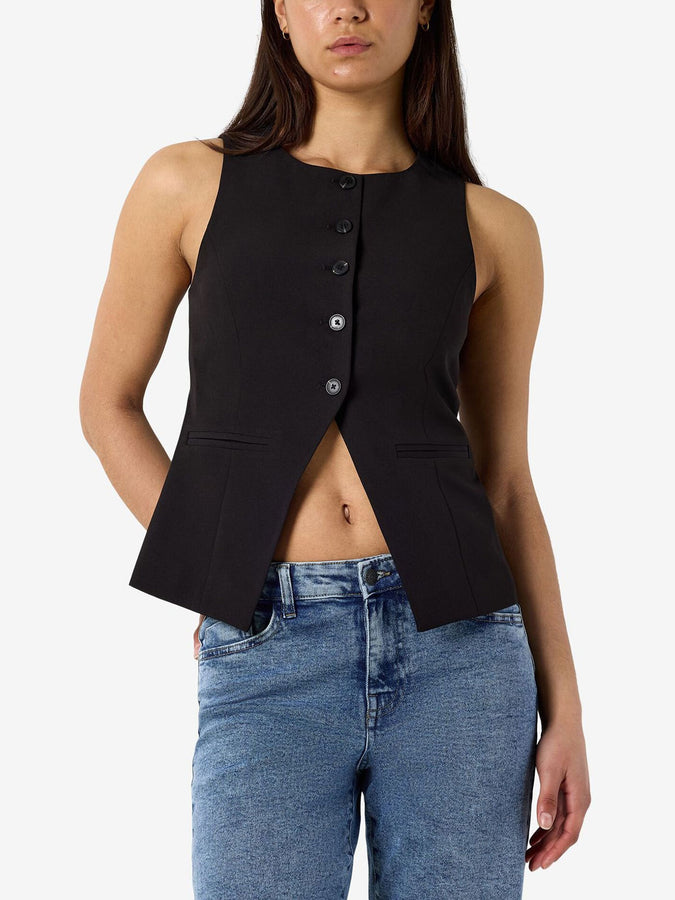 Noisy May Maille Top Summer 2026 | BLACK