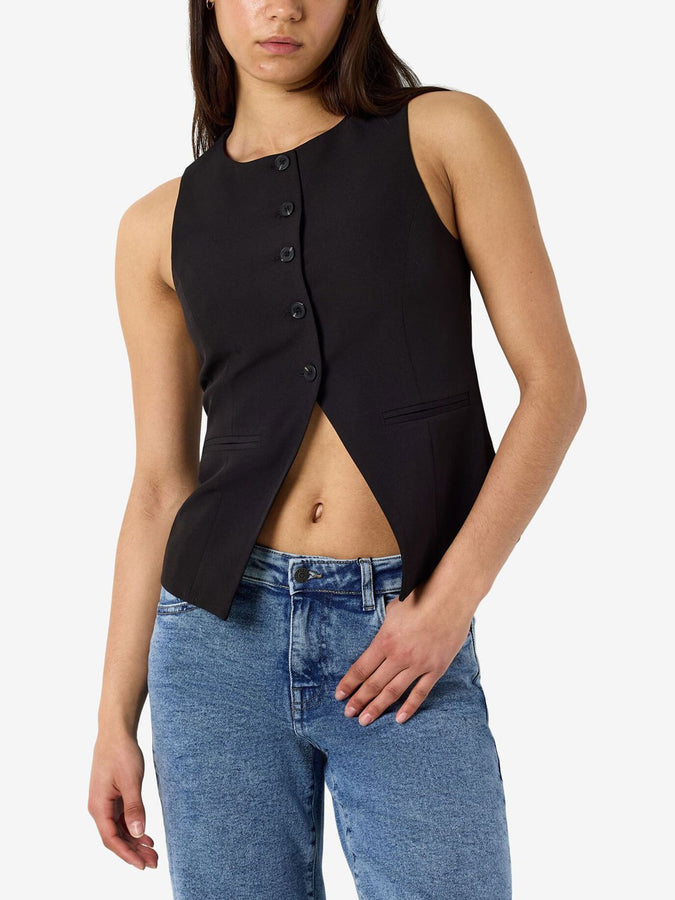 Noisy May Maille Top Summer 2026 | BLACK