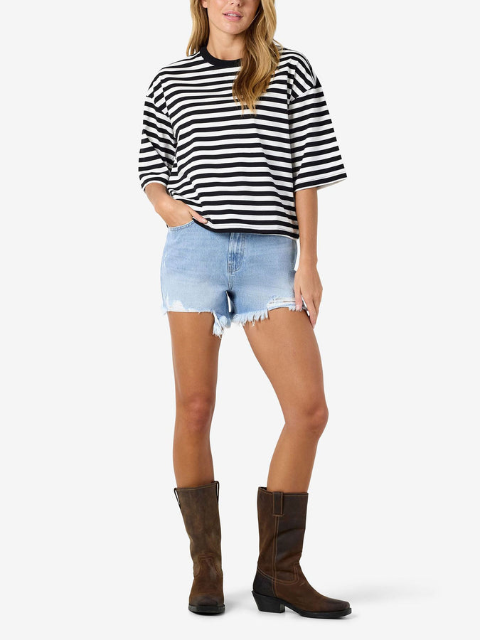 Noisy May Ember T-Shirt Spring 2026 | BLACK STRIPES