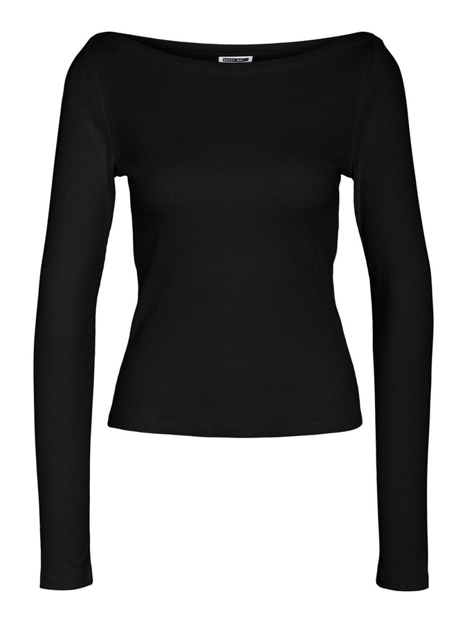 Noisy May Maya Long Sleeve T-Shirt Fall 2026 | BLACK